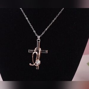 Stethoscope Cross Necklace - Nurse, Medical, Doctor, Assistant Gift 18"